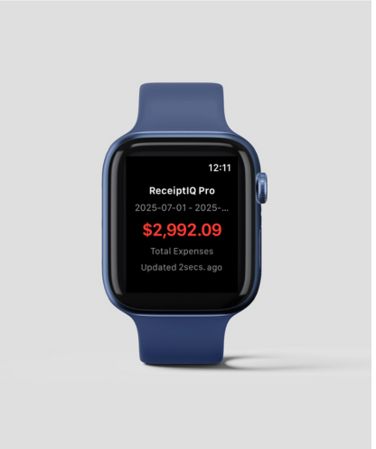 ReceiptIQ Apple Watch app